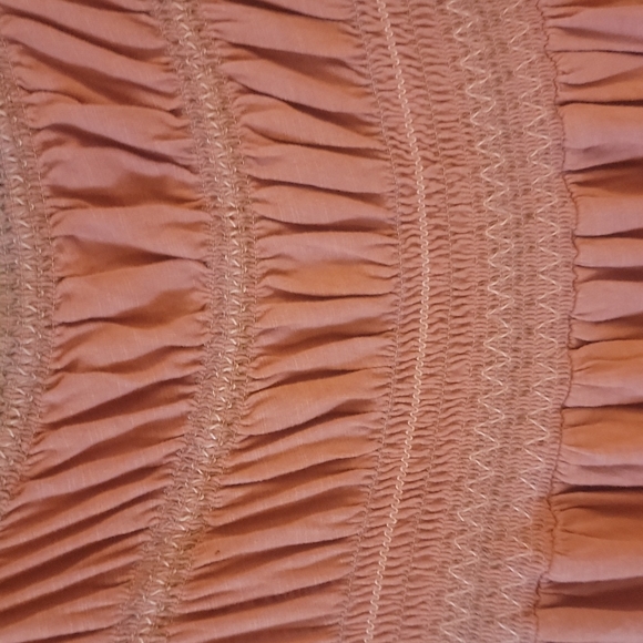 Lucky Brand Apricot Boho knit maxi dress size XL - Picture 3 of 12